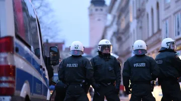 Protest proti Legidě v Lipsku