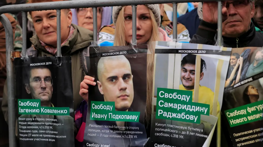 Protest v Moskvě