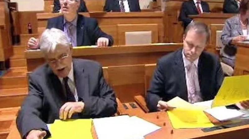 Vstup Jana Osúcha ze Senátu