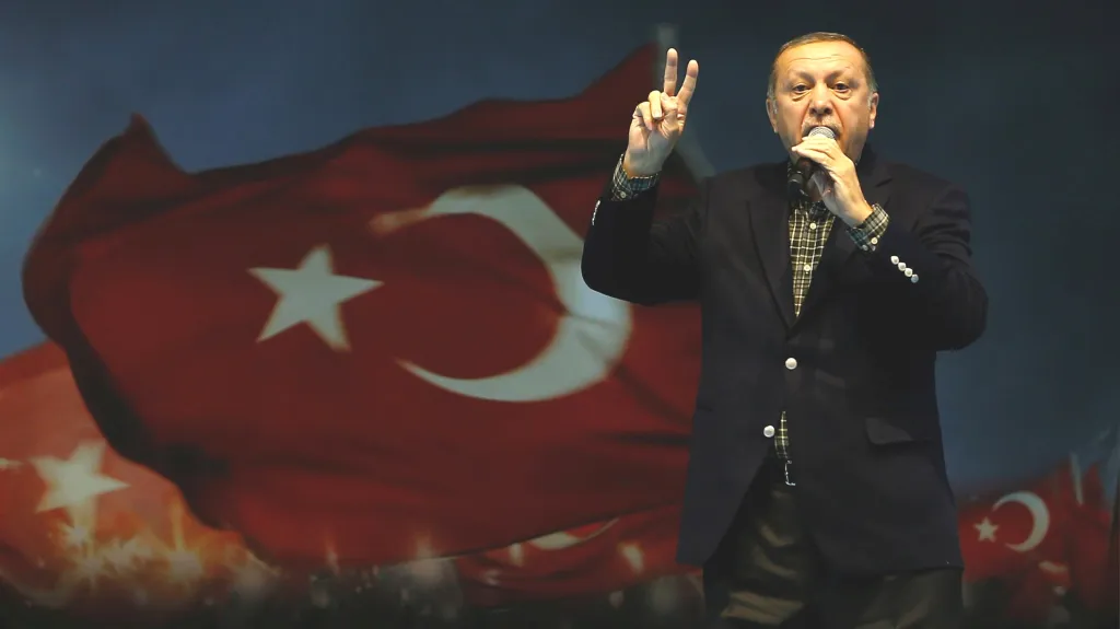 Turecký prezident na vystoupení v Istanbulu