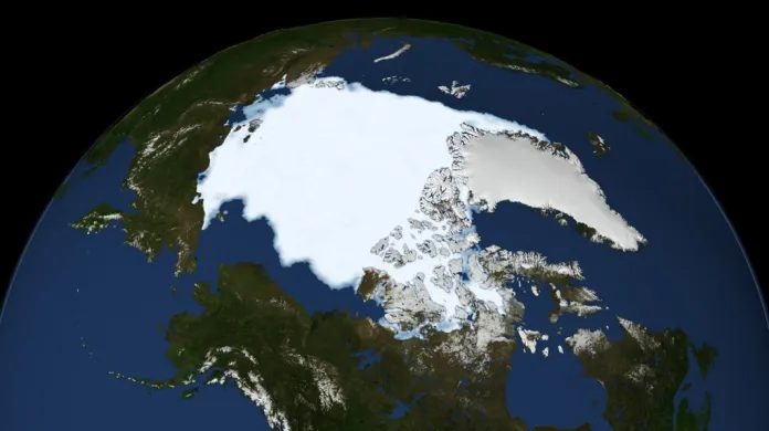 Rozloha arktického ledu v roce 1979