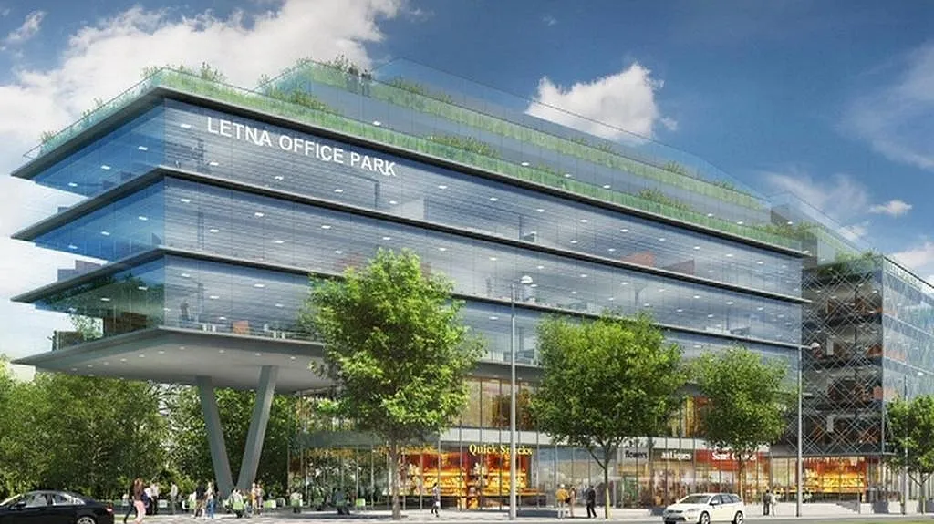 Letná Office park - vizualizace