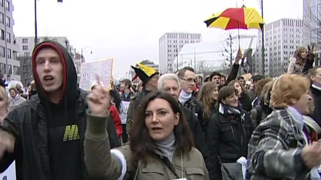 Stávka v Belgii