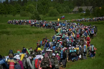 Tisíce věřících v Rusku putují za pravoslavnou ikonou