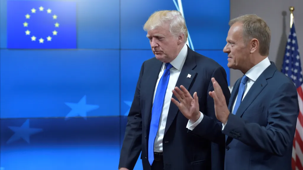 Donald Trump s Donaldem Tuskem