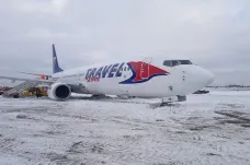 Letadlo české společnosti Smartwings sjelo v Moskvě z ranveje. Na ní byl led a sníh