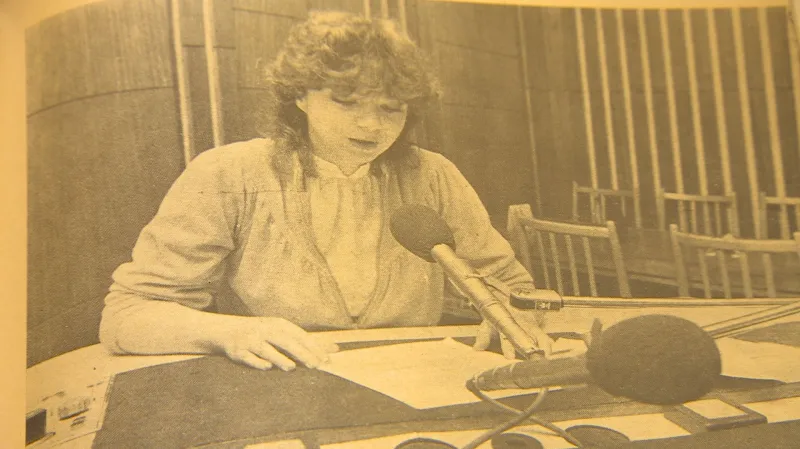 Archivní snímek z Československého rozhlasu Hradec Králové