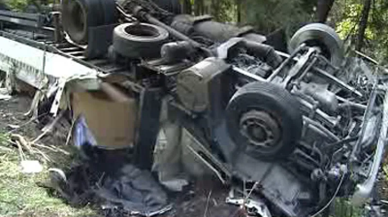 Dopravní nehoda kamionu