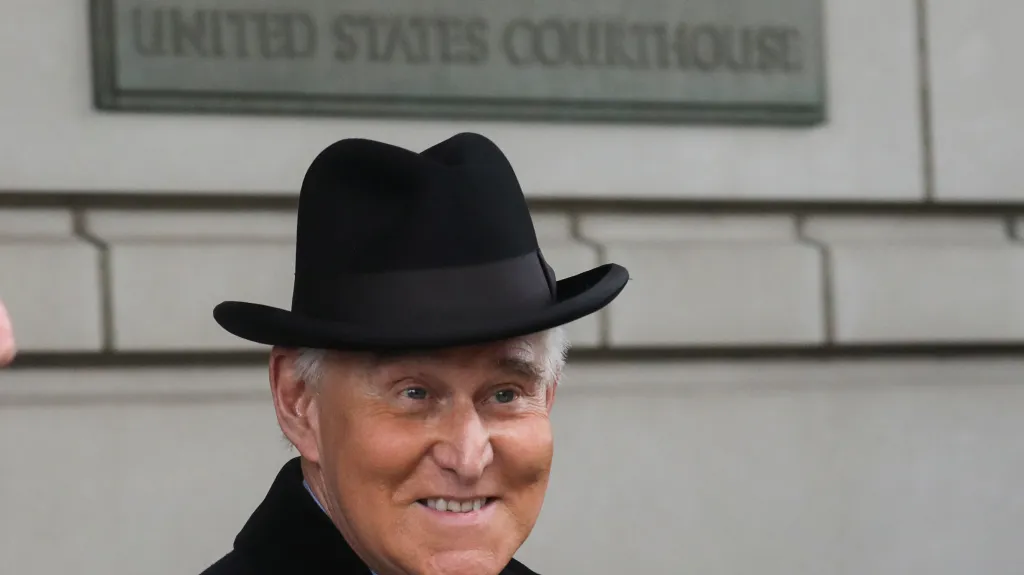 Roger Stone po vynesení rozsudku