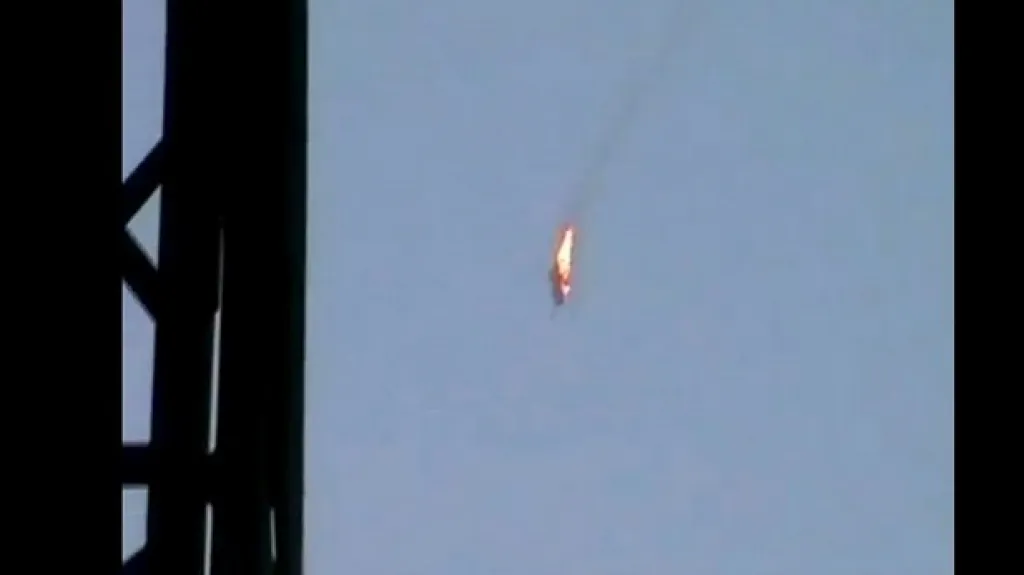 Sestřelený vrtulník