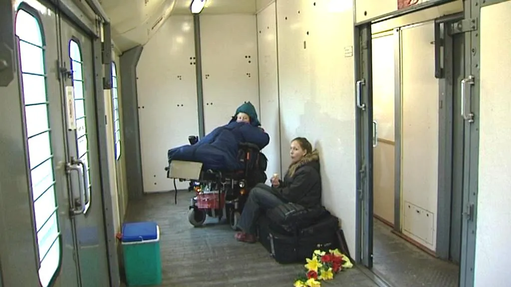Jana Hrdá v zavazadlovém prostoru