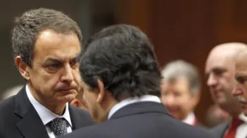 José Zapatero a José Manuel Barroso