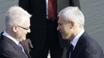 Ivo Josipović a Boris Tadić