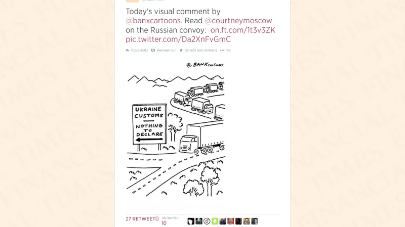 Konvoj na sociálních sítích