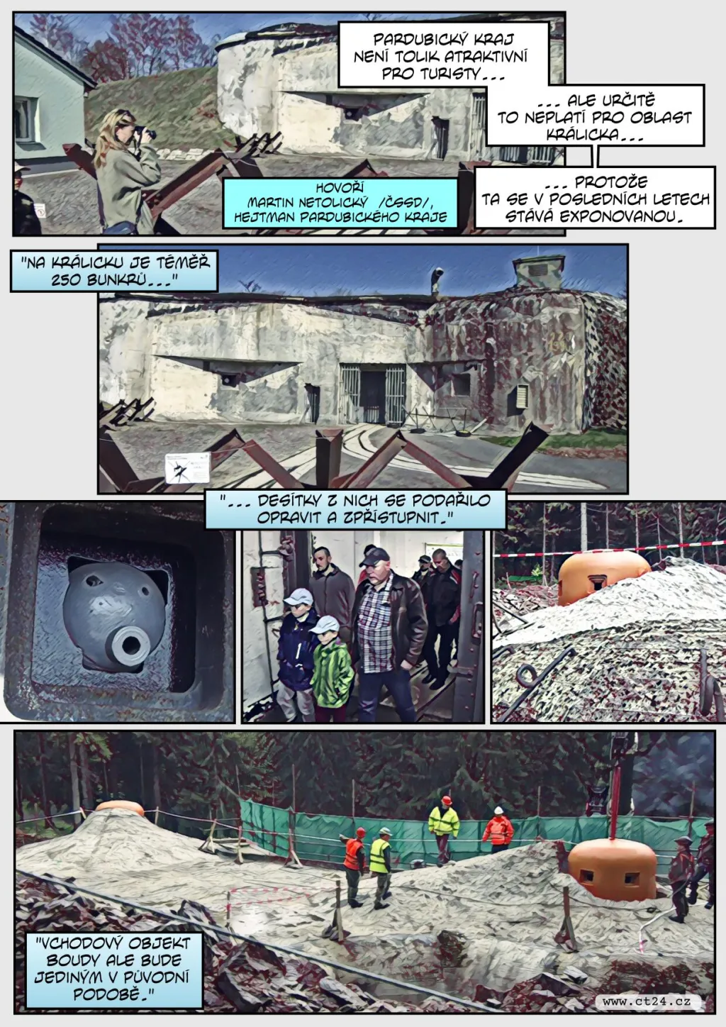 Československé opevnění v novém kabátku. Tvrz Bouda dostala „nové" střílny