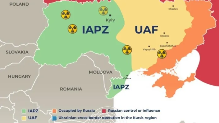 Návrh Evropské integrované zóny vzdušné ochrany (IAPZ), kterou by podle plánu SkyShield chránily evropské stíhačky