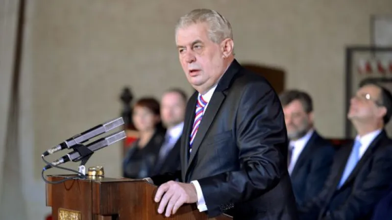 Prezidentský slib a projev Miloše Zemana