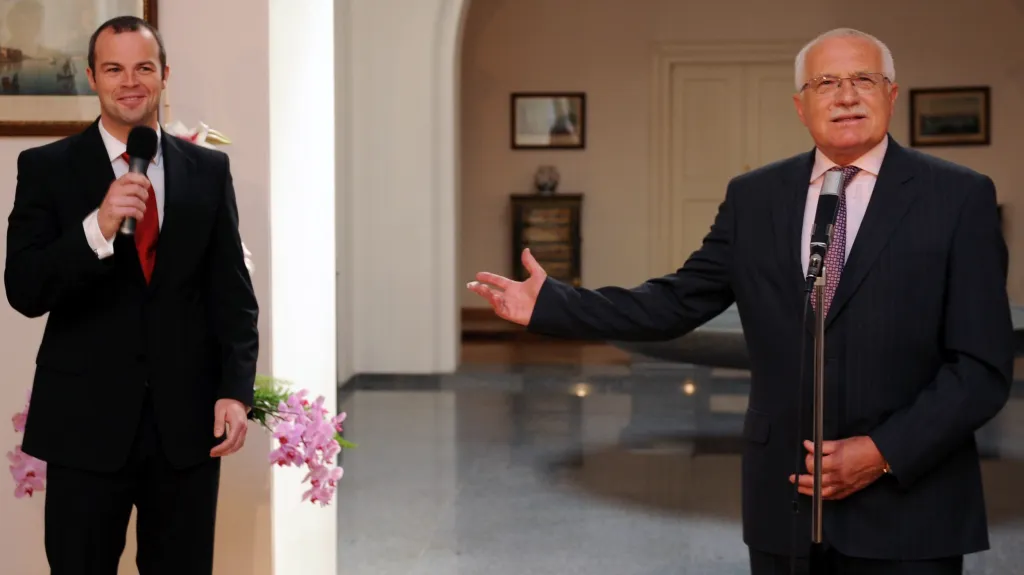 Radim Ochvat a Václav Klaus