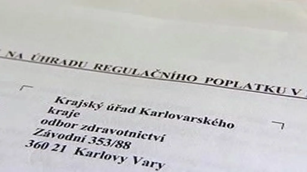 Hrazení poplatků v Karlovarském kraji