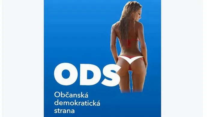 Reklama místního sdružení ODS Praha 8
