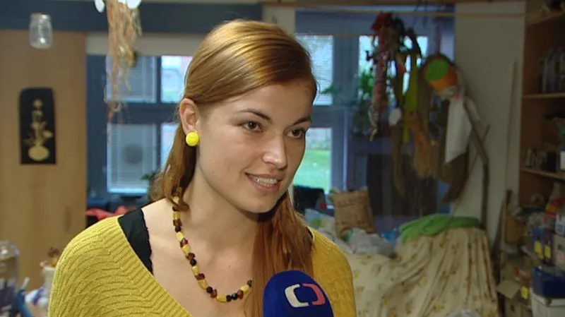 Dominika Prokopová z malešického domova pro seniory