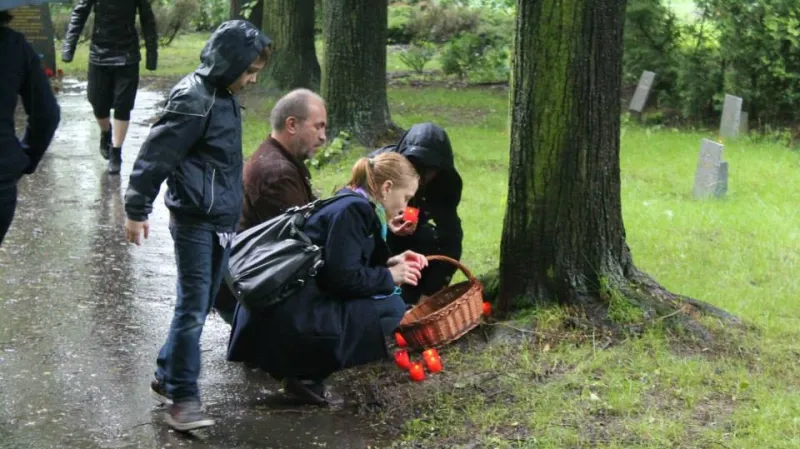 Pieta na dětském pohřebišti
