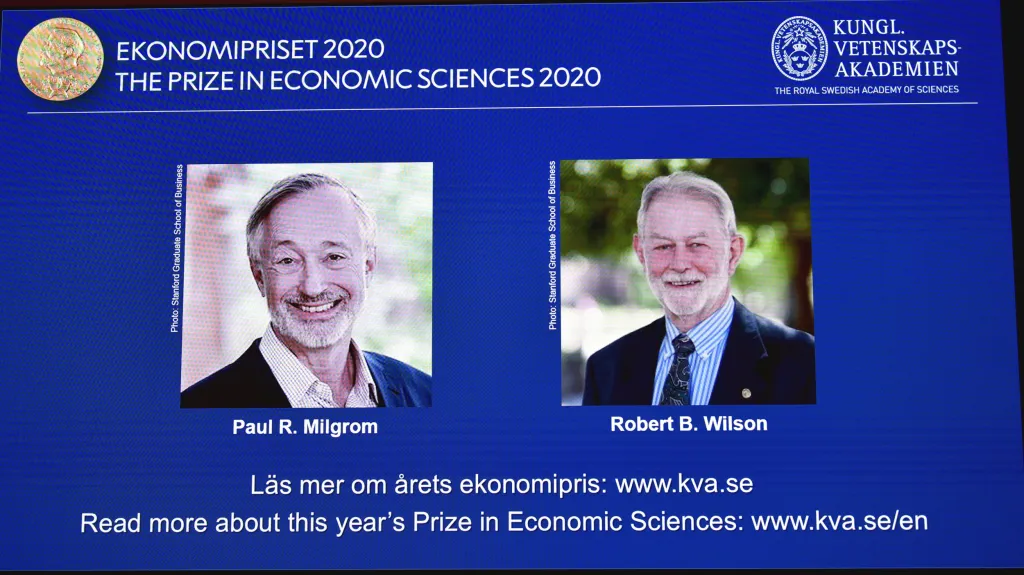 Američané Paul Milgrom a Robert Wilson