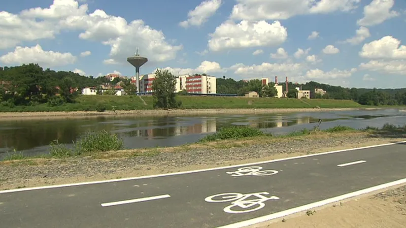 Nová část cyklostezky