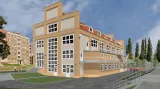 Vizualizace sokolovny v Krnově po rekonstrukci