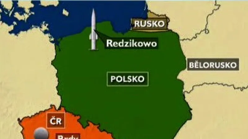 Plánovaný protiraketový štít USA