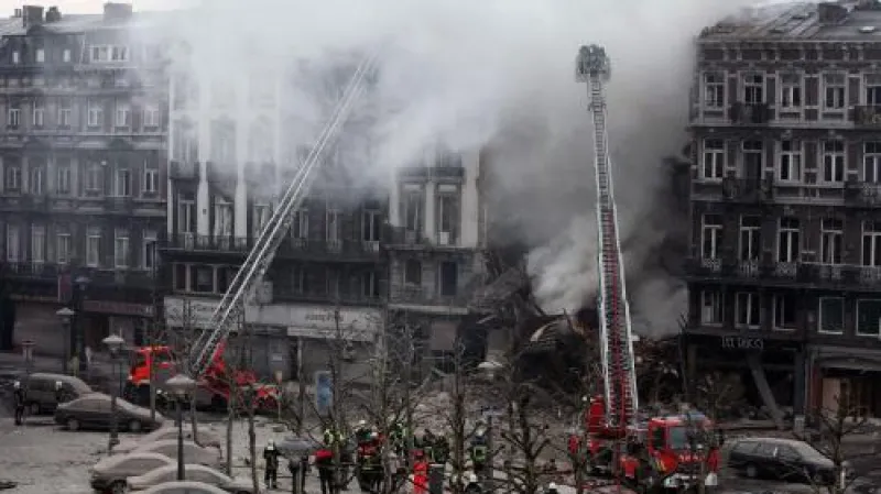 Exploze domu v Belgii