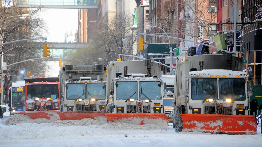 Sněhová kalamita v New Yorku