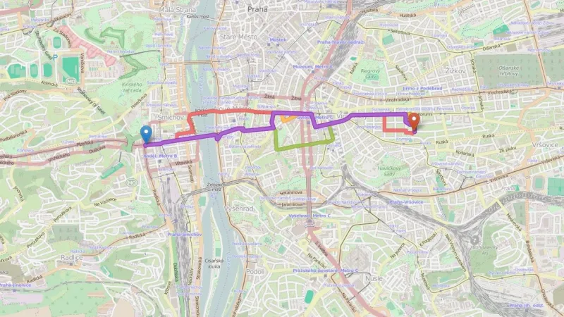 Návrhy tras v Cykloplánovači