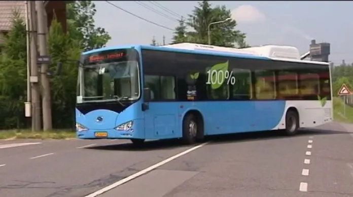 Dopravní podnik Ostrava testuje čínský elektrobus