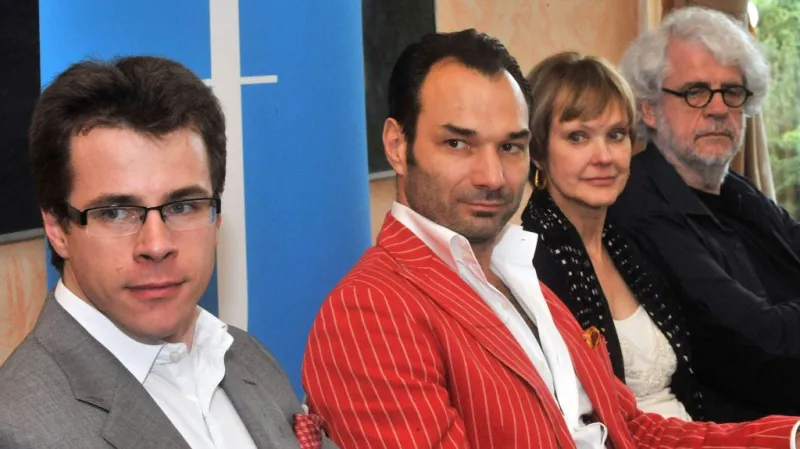 Jakub Hrůša, Nikolai Schukoff, Carol Wilsonová a Jan-Hendrik Rootering