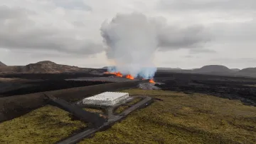 Sopečná erupce na Islandu