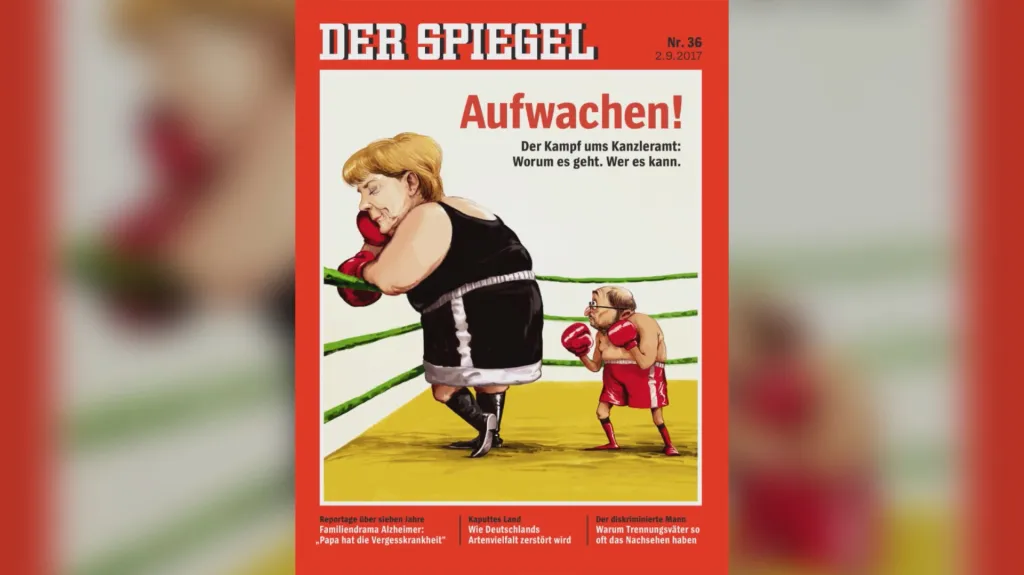 Obrázek v  časopise Der Spiegel