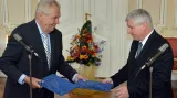 Miloš Zeman a Jiří Rusnok