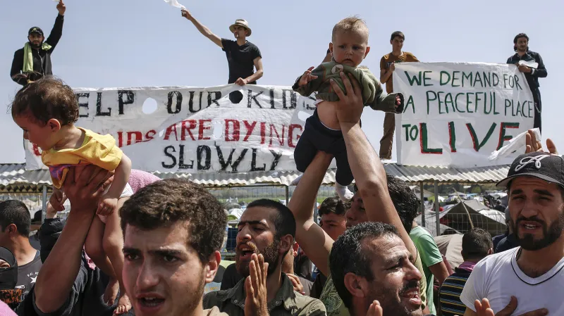 Uprchlický tábor u Idomeni