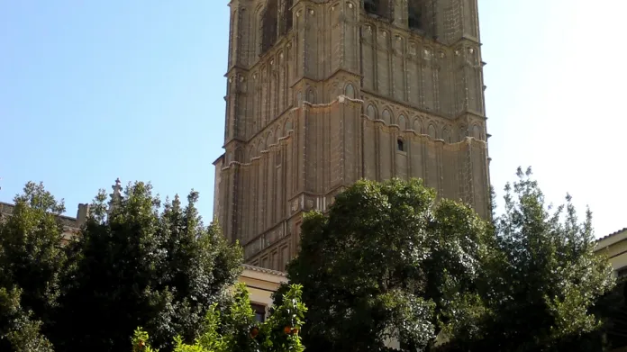 Věž monumentální toledské katedrály