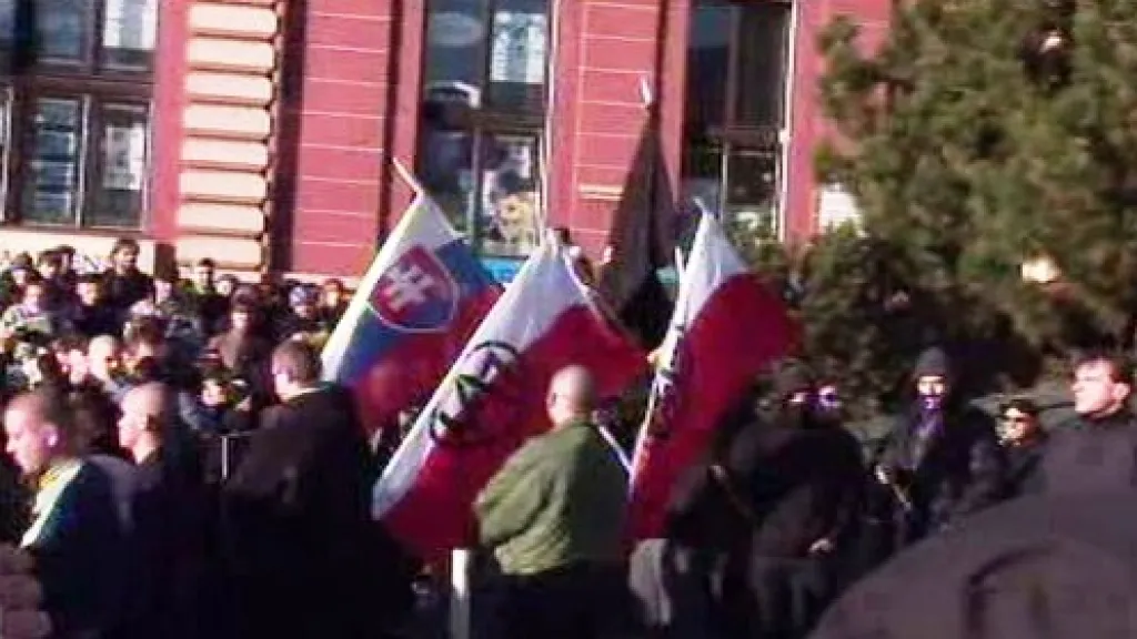 Demonstrace pravicových radikálů