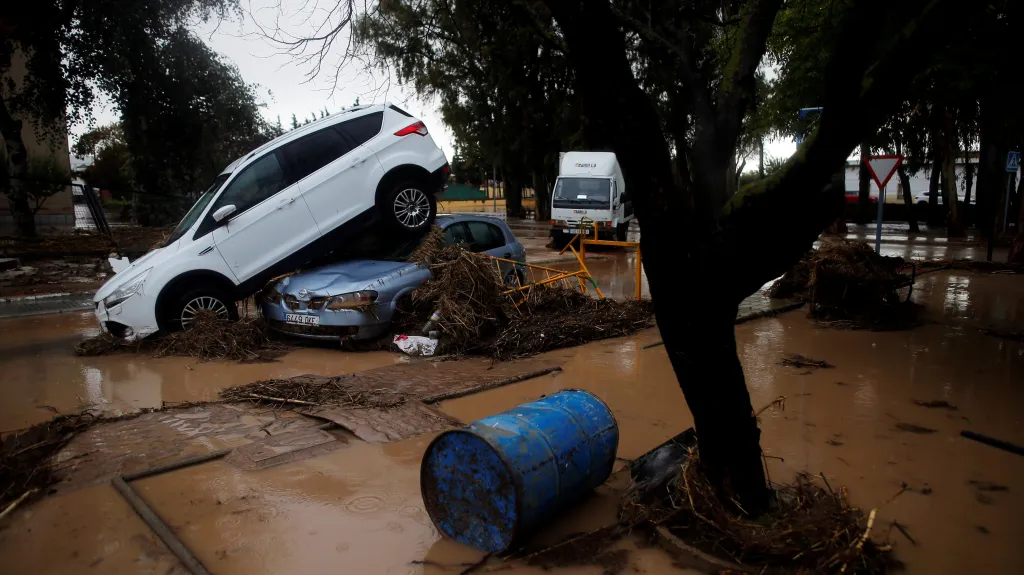 Záplavy na jihu Španělska
