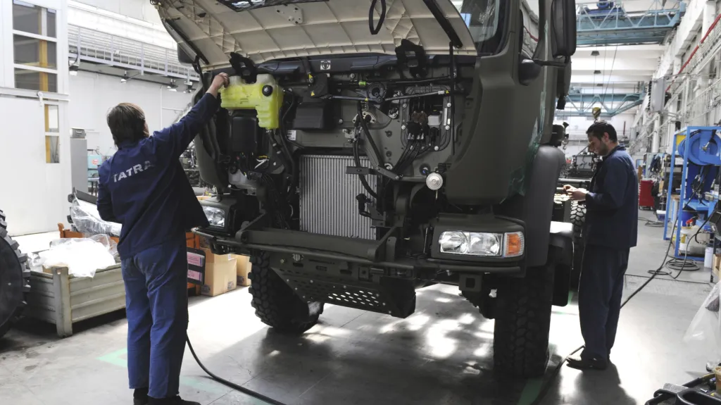 Kopřivnická automobilka Tatra Trucks dodává armádě moderní vozy. Ilustrační foto