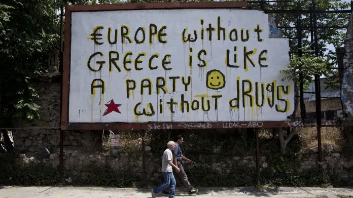 Graffiti v Aténách