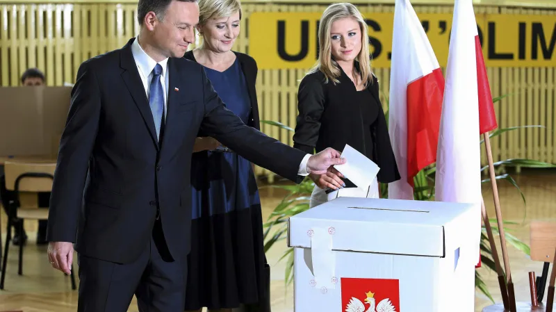 Andrzej Duda s rodinou