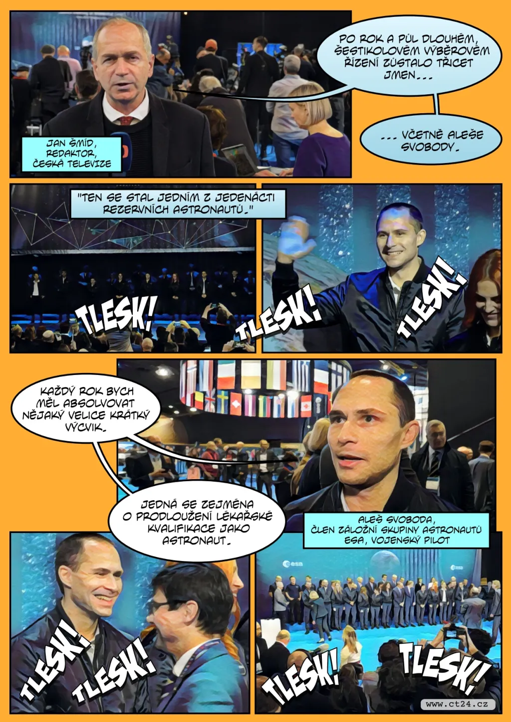 Český pilot se stal astronautem