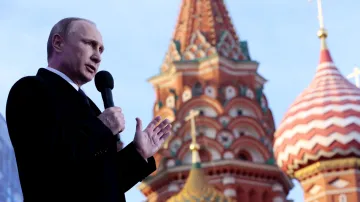 Vladimir Putin pozdravil účastníky koncertu "Společně"
