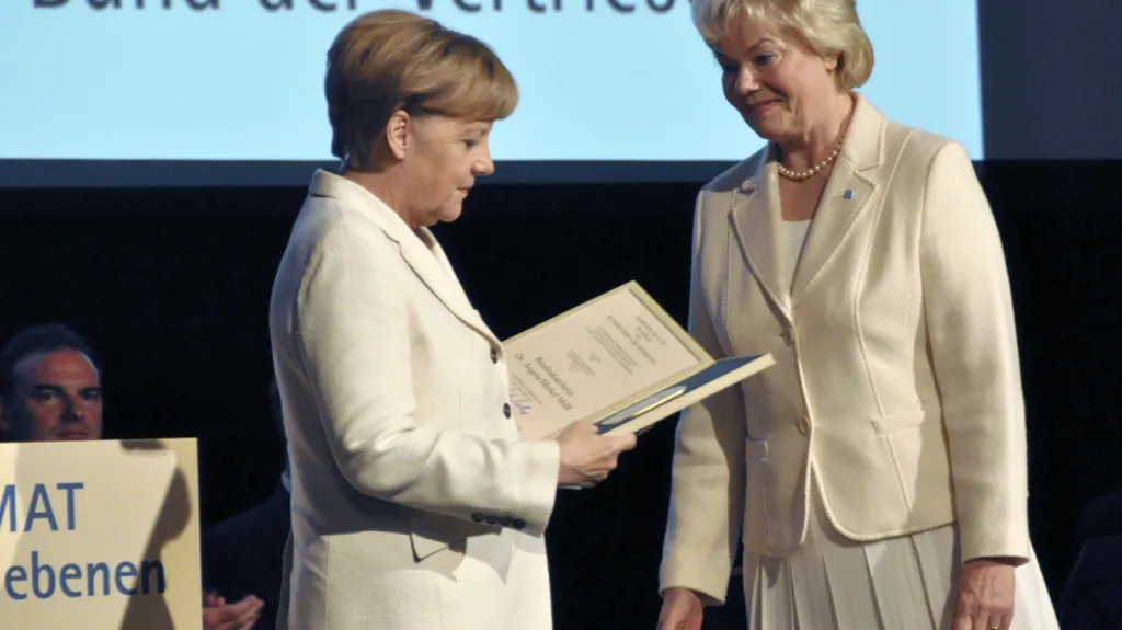 Angela Merkelová s Erikou Steinbachovou