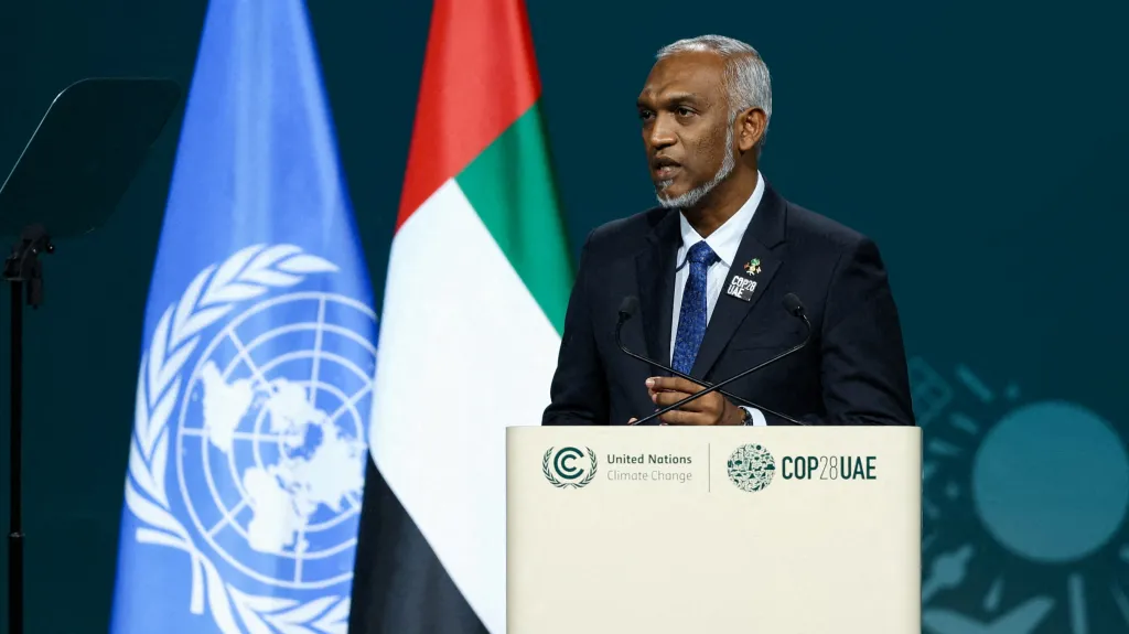 Maledivský prezident Mohamed Muíz