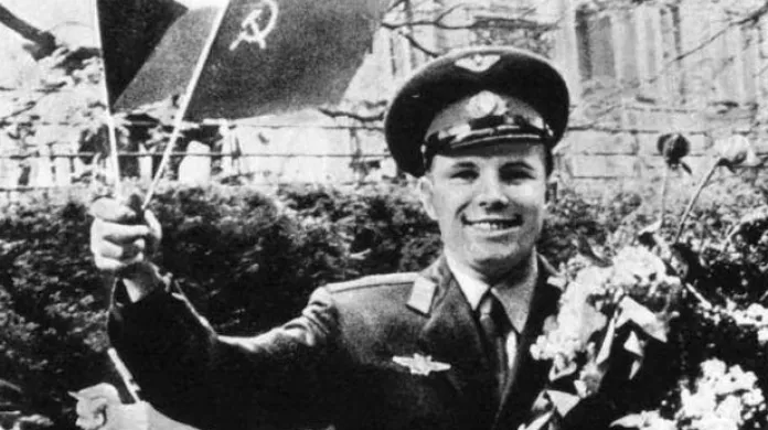 Jurij Gagarin v Praze 28. dubna 1961